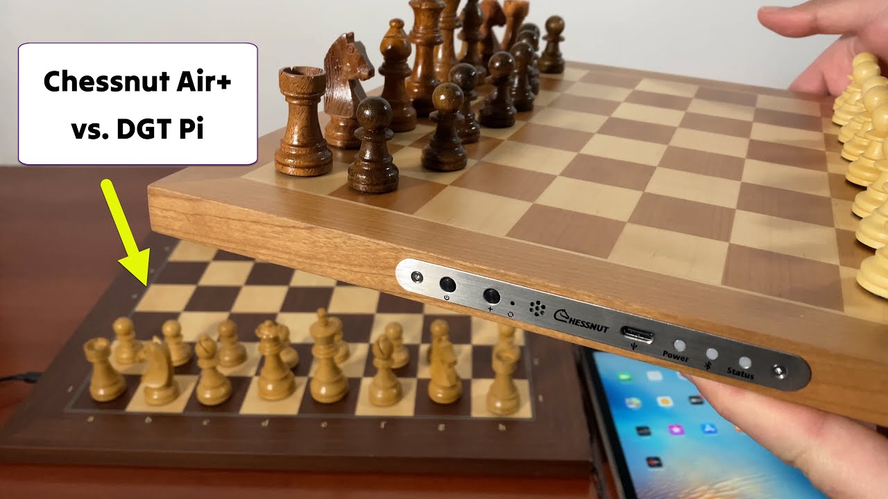Chessnut Air+ vs. DGT Rosewood Bluetooth Chessboard ⭐ Gadgetify - YouTube