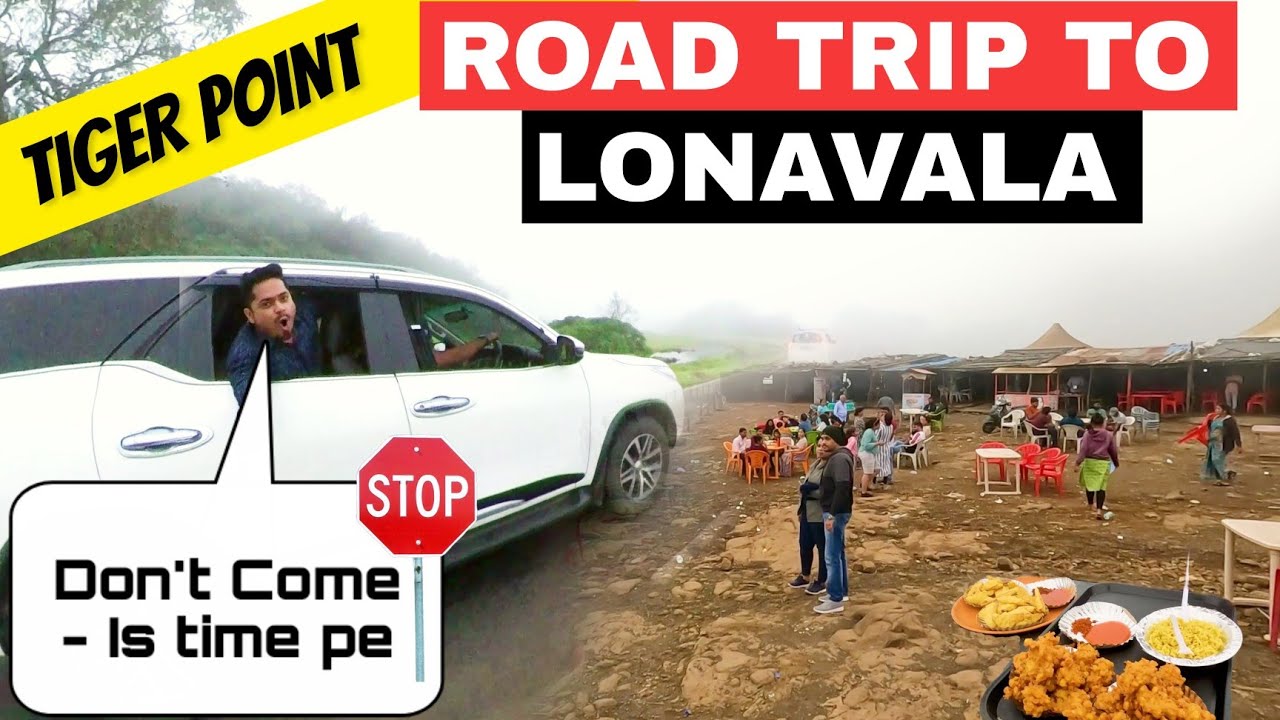 Road Trip to Lonavala from Mumbai | One Day Trip - Tiger Point Vlog
