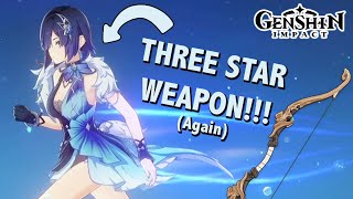 How To Get YELAN'S Envisaged Echo VALLEY ORCHID With a 3 Star Weapon!
