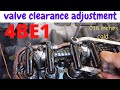 4BE1 tune-up(valve clearance adjustment)(.016inches)