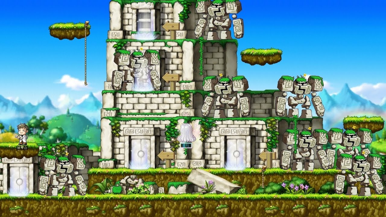 헤네시스 골렘의 사원 [메이플스토리 브금 1시간]