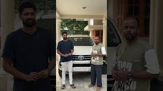 PREMIUM DELIVERY HAPPENING 😊 #premiumwheels #keralausedcars #toyotaindia #toyotafortuner