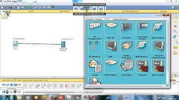 simulation makes an HTTP server on the network with cisco packet tracer student
