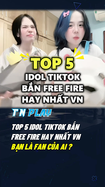 TOP 5 BEST TIKTOK IDOLS AT FREE FIRE IN VIETNAM #shorts