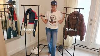 Comparison of Two Double Garment Racks:  Sakugi vs. Hyseyy