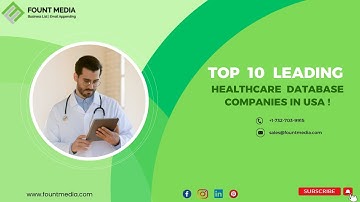 Top 10 Healthcare Database Companies in USA | Healthcare Consulting Firms in United States | Vendors