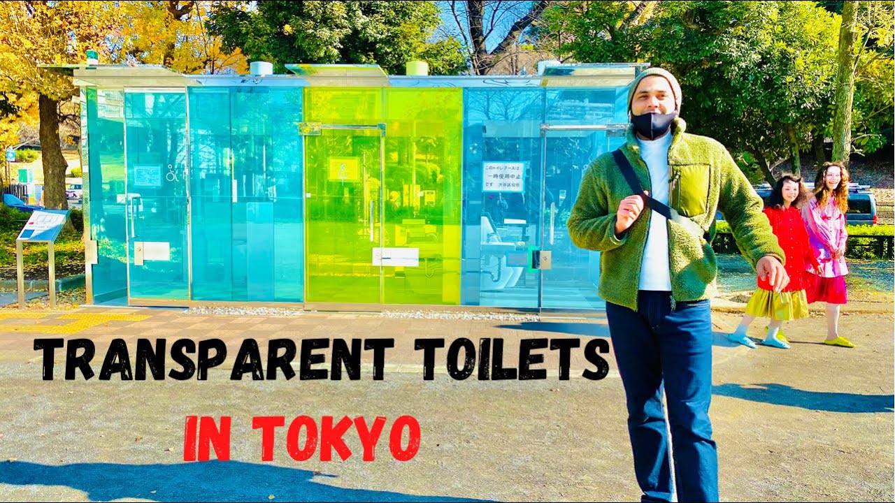 😱Transparent Toilets in Tokyo😱 ll Public Toilets in Tokyo ll Indian in Japan