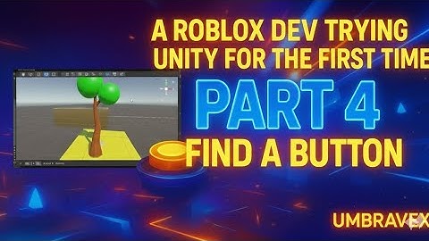 A ROBLOX DEV trying unity for first time part4 #unity #roblox 
