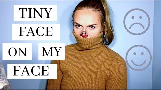 WATCH ME FAIL AT THE TINY FACE MAKEUP CHALLENGE
