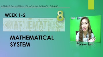 Mathematical System (UNDEFINED TERMS & DEFINED TERMS
