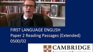 Igcse first language english coursework assignment 3