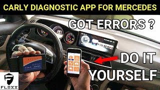 FIX MERCEDES CHECK ENGINE LIGHT WITH CARLY APP Carly Obd Diagnostic Code Reader App For Mercedes
