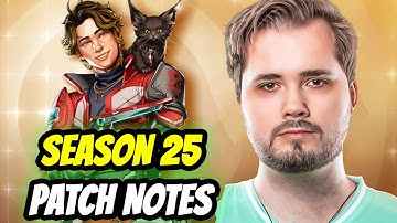 BREAKING DOWN SEASON 25 APEX LEGENDS PATCH NOTES!!