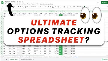 Best Spreadsheet for Tracking Options Trades | Free Download