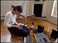 rare footage of Björk writing music in her home studio (1994)