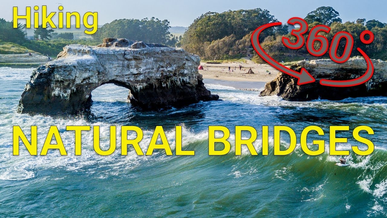 Northern California Hikes | Hiking Natural Bridges State Beach in 360 Video
