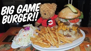 Undefeated Big Game Burger Challenge w/ Bison, Deer, and Wild Boar!!