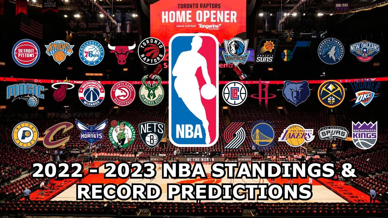 2022 2023 NBA Standings and Record Predictions YouTube