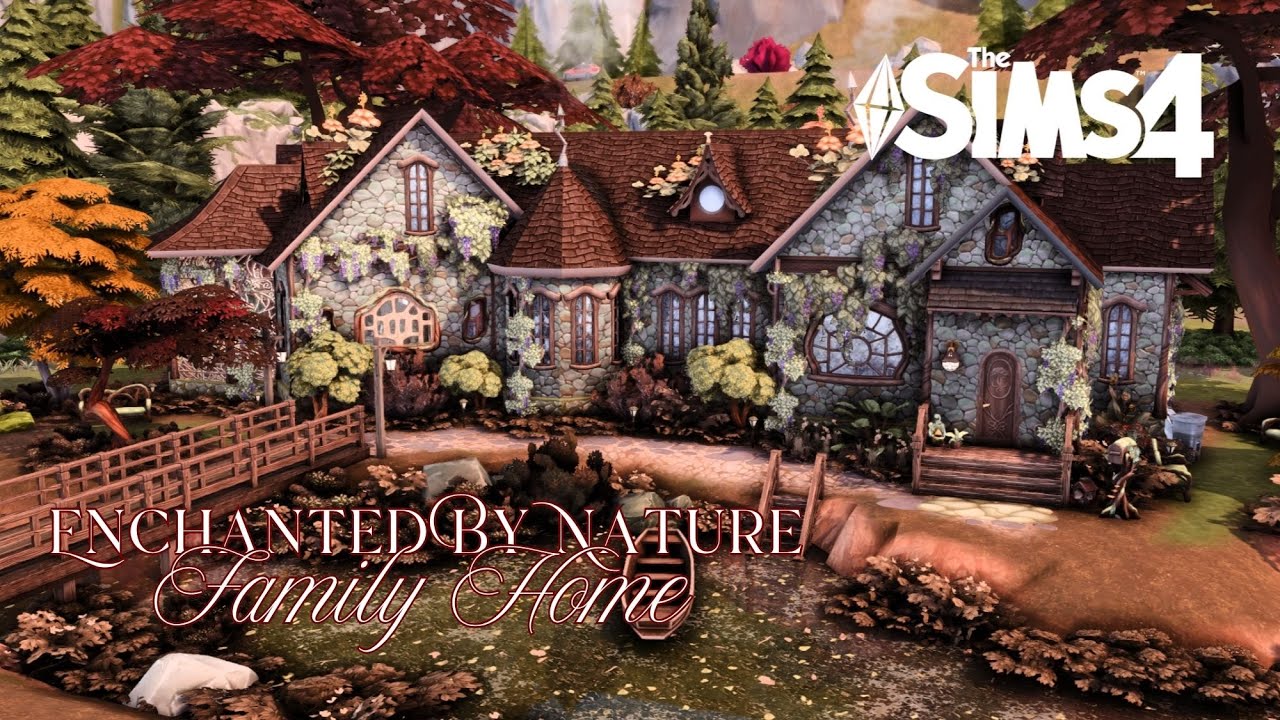 Enchanted By Nature Family Home | The Sims 4 Speed Build | No CC |