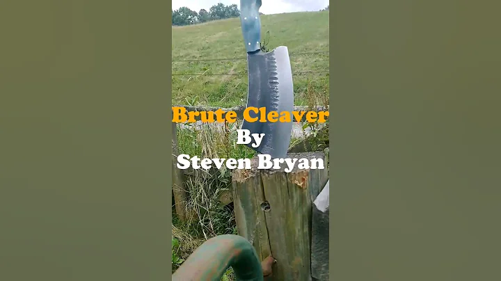 Camp Chef Knife. Brute de Forge Cleaver by Steven ...