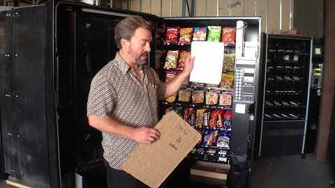 How to Set up the Inventory for a Snack Vending Machine at a New Location