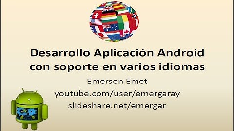 Android: Soporte para Varios Idiomas