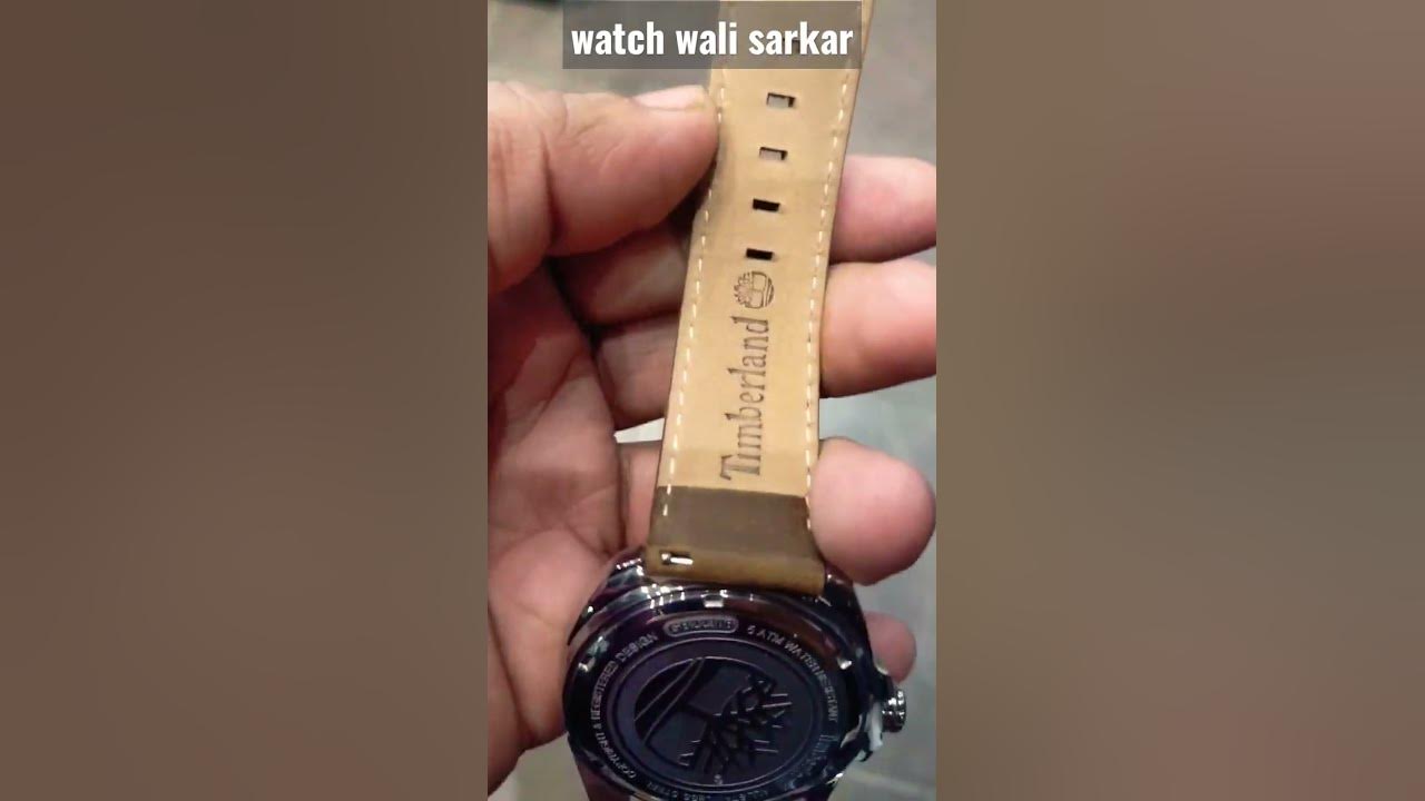 TDWGB2230604 Timberland Leather strap band Watch Review - YouTube