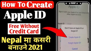 How to Create Free Apple ID without Credit Card On iPhone Nepal/Latest Method 2021/ID Kasari Banaune