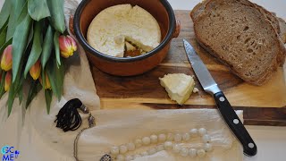 Homemade Hard Mizithra Cheese for grating from Ilia Region - Σκληρή Μυζήθρα Ηλίας για τρίψιμο
