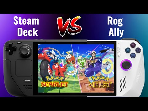 Steam Deck Vs ROG Ally | Pokémon Scarlet and Violet | Yuzu EA 3709