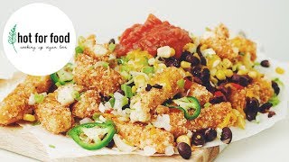 VEGAN MOZZA STICK NACHOS | hot for food