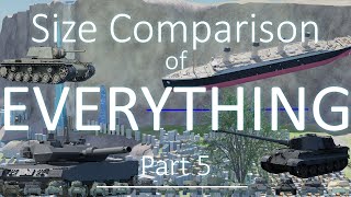 EVERYTHING Size Comparison 2021 (Part 5) 3D 4K 60FPS