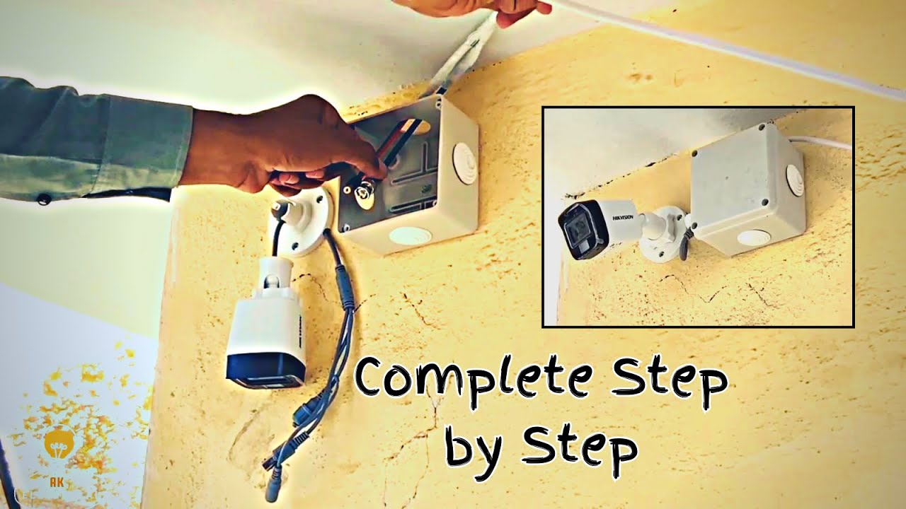 cctv camera fitting installation AkElectrical786 YouTube