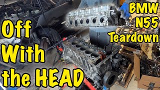 BMW N55 335i Cylinder Head Removal & Engine Teardown