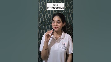 How to Introduce Yourself in English ✅ Simple Self Introduction #shorts  #theenglishclubbysakshi