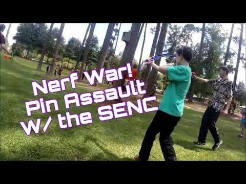 POV NERF WAR: PIN ASSAULT w/ The S.E.N.C.