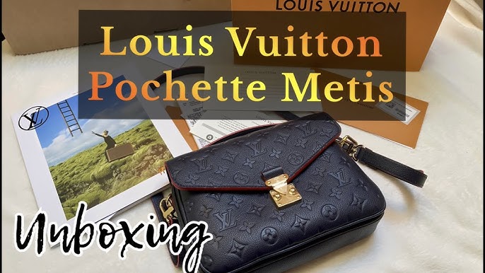 The navy & red LV pochette metis is a fav - casual & so cute! Took