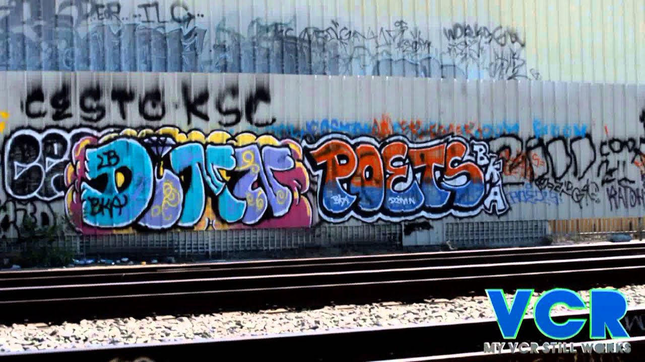 NORTH HOLLYWOOD GRAFFITI TRAIN TRACKS - YouTube