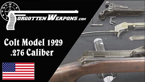Colt Model 1929 Prototype .276 Rifle, by Ed Browning