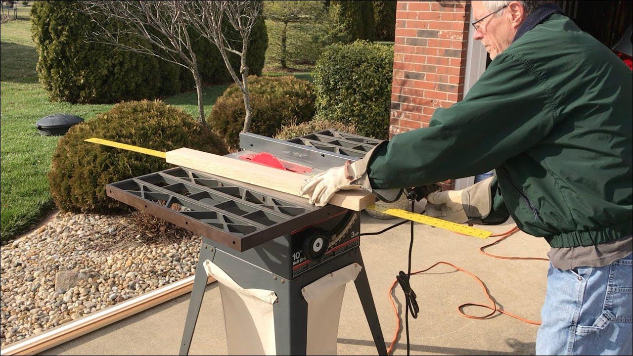 Easy Way to Cut a Straight Edge on Bowed Lumber Without a Planer DIY