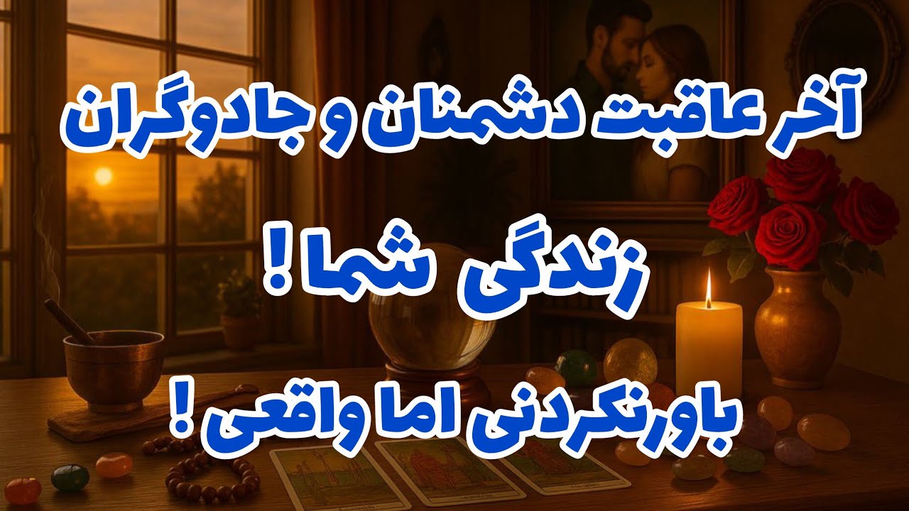 فال تاروت آدم و حوا - آخر عاقبت دشمنان و جادوگران زندگی شما! باورنکردنی اما واقعی!❤️🔑❤️