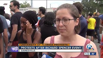 Protests after Richard Spencer event