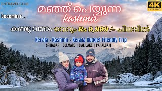 കശ്മീർ പോയി വരാം വെറും 9999 | entravelclub  | Kerala to Kashmir Budget trip | December 2023