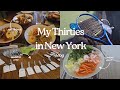 30s in new york  vlog cleaning bridesmaid wedding prep eating clean