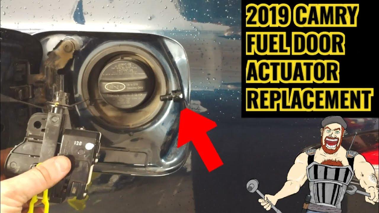 2019 TOYOTA CAMRY FUEL DOOR ACTUATOR REPLACEMENT - YouTube