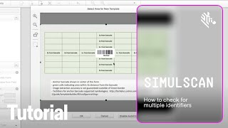 Zebra SimulScan Template Builder Tutorial: Multiple Identifiers screenshot 1