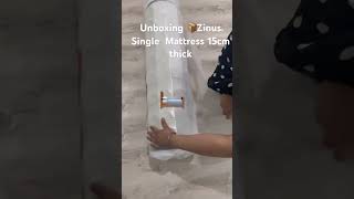 Zinus Single Mattress Unboxed And Ready For Sleep