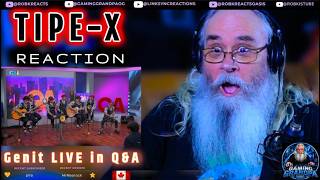 TIPE-X Reaction | Genit LIVE in Q&A Metro TV | First Time Hearing | Requested