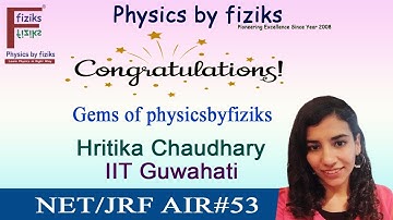 Words from student about Physics by fiziks || NET JRF -Dec2024; AIR_53