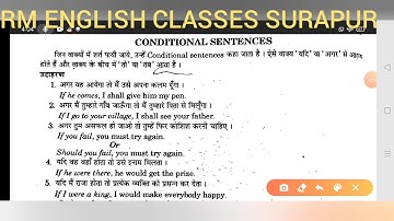 Conditional Sentence Rules and Example for Transportation by Ramesh Sir